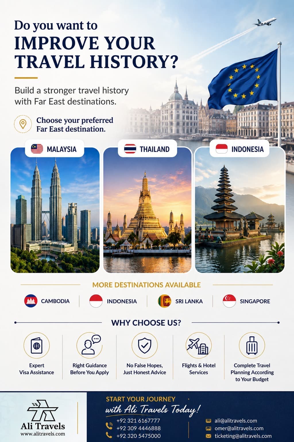 Far East Travel History Booster - Ali Travels